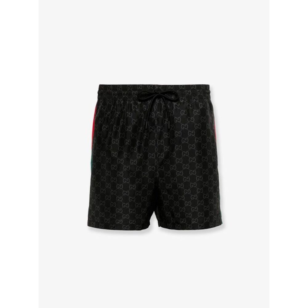 Gucci Men Gg Nylon Swim Trunks
